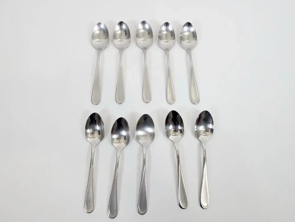 Oneida Flight Reliance 10 Teaspoons Lot Set Stainless Steel